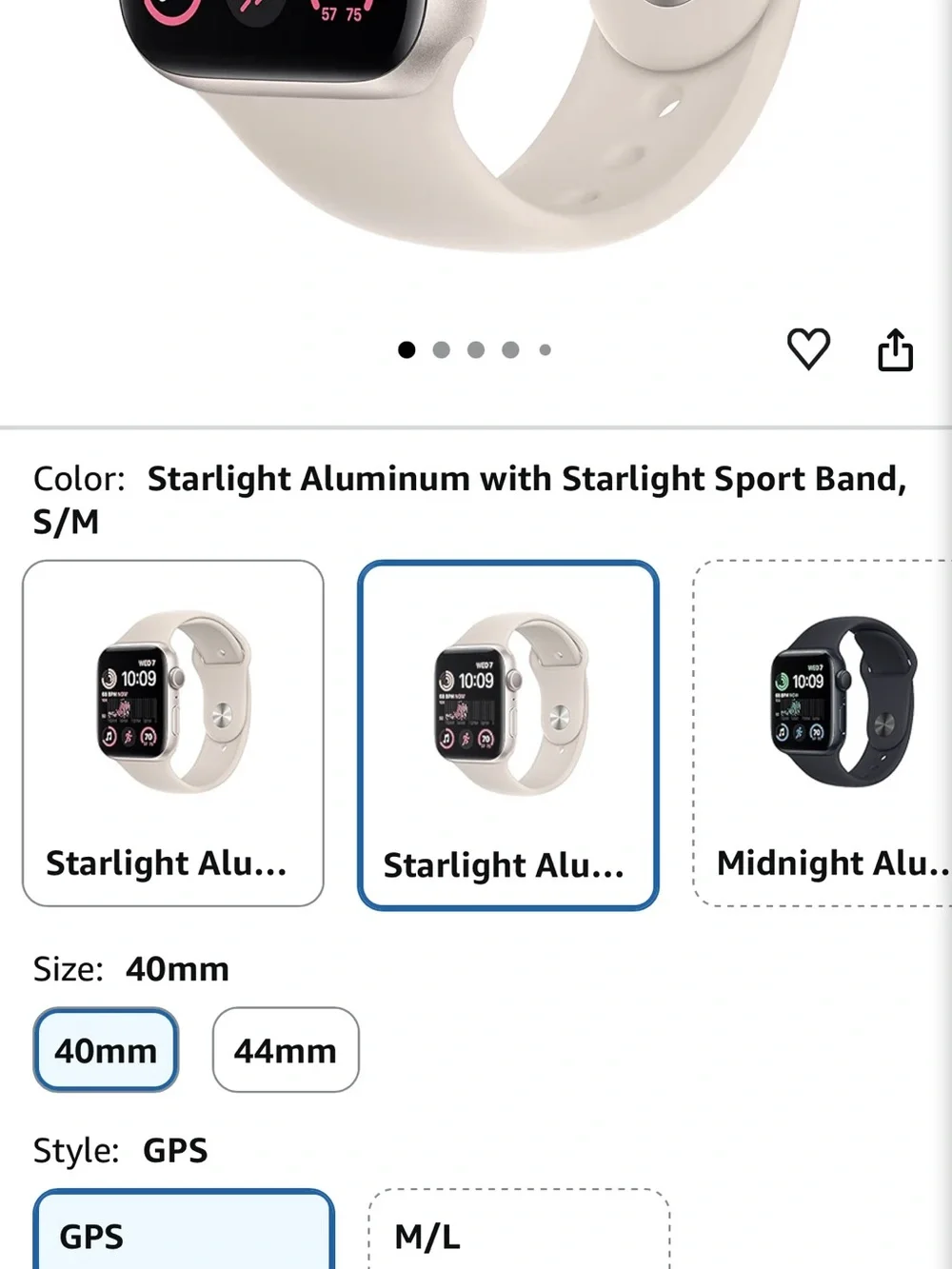 Apple Watch with Silver Case and Pink Sand Band